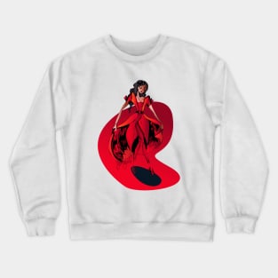 Lady in red Crewneck Sweatshirt